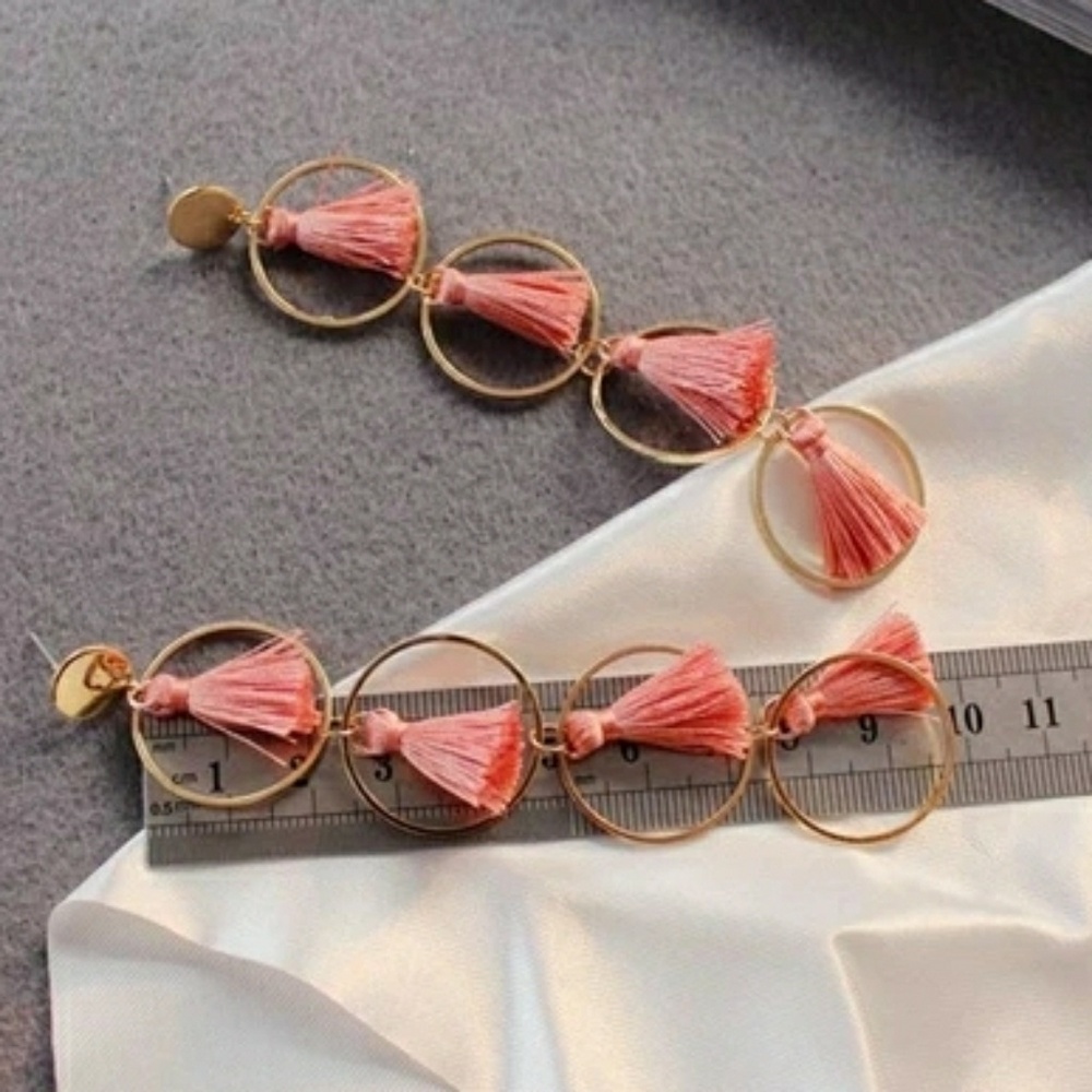 Trendy Tassel Earrings - Picture 4 of 4